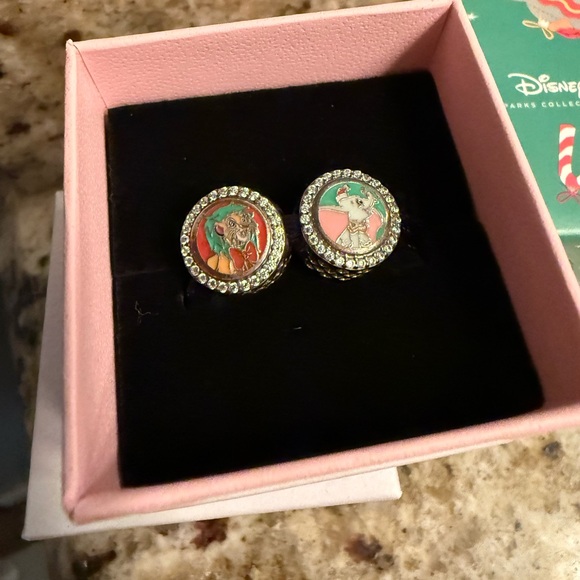Disney Parks Exclusive Pandora Holiday Christmas Simba Dumbo Ornament Charm Set - Picture 5 of 15